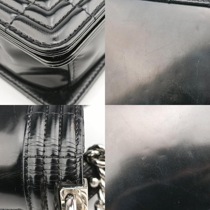 Chanel Boy Chanel Black Patent A67018