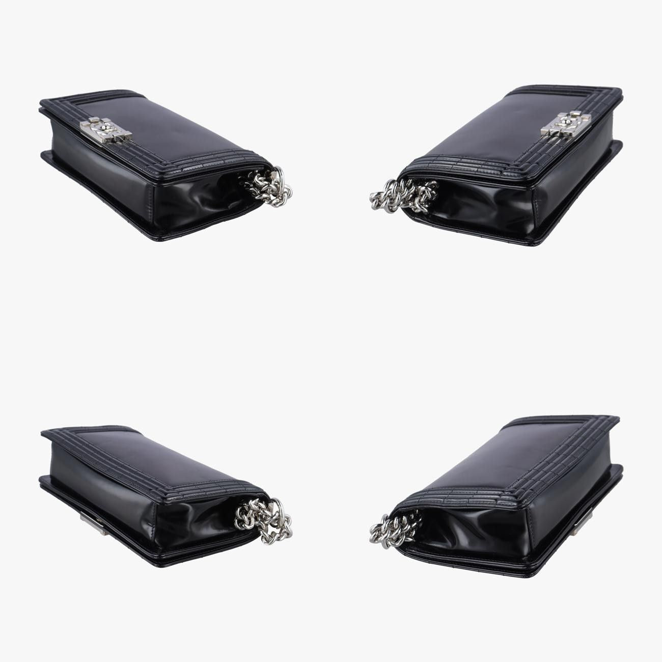 Chanel Boy Chanel Black Patent A67018