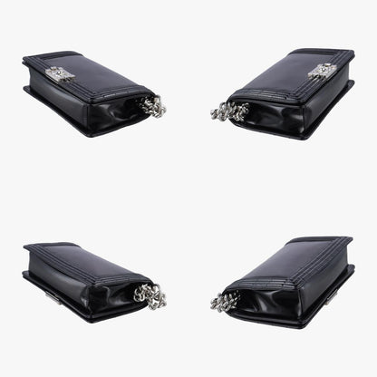 Chanel Boy Chanel Black Patent A67018