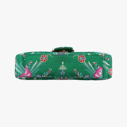 Gucciggmarmont Green X Multicolor Silk 443496