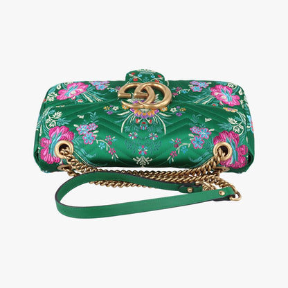 Gucciggmarmont Green X Multicolor Silk 443496