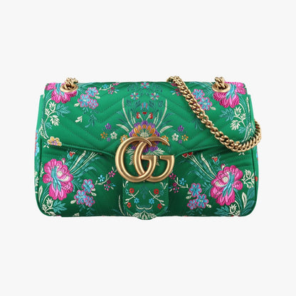 Gucciggmarmont Green X Multicolor Silk 443496