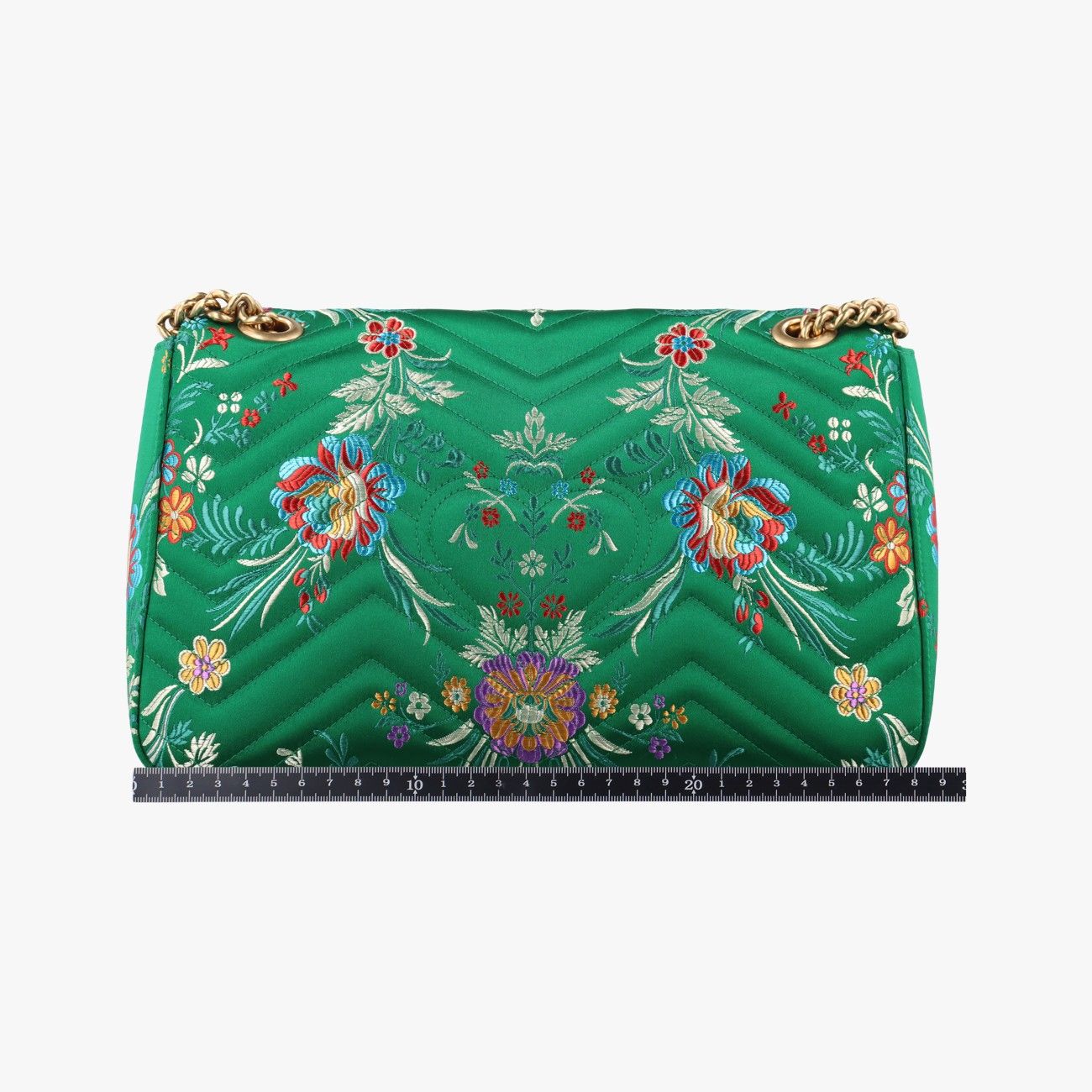 Gucciggmarmont Green X Multicolor Silk 443496