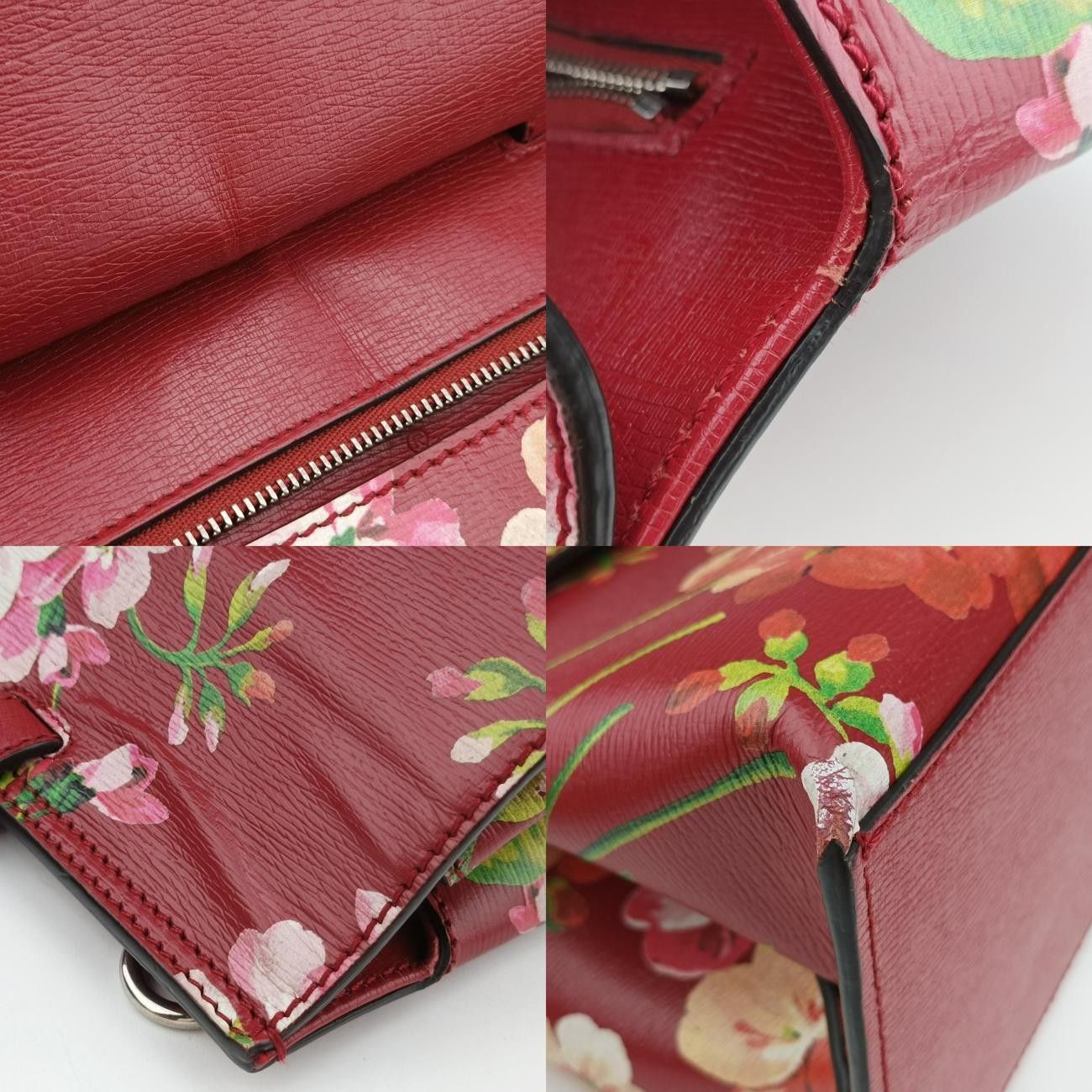 Gucci Bamboo Daily Red X Multicolor Leather 392013