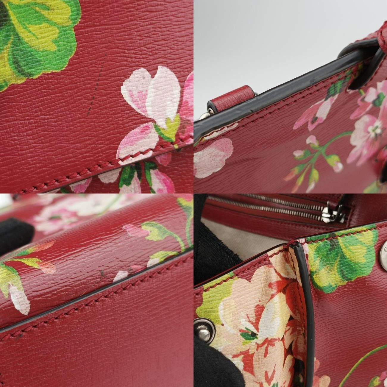 Gucci Bamboo Daily Red X Multicolor Leather 392013