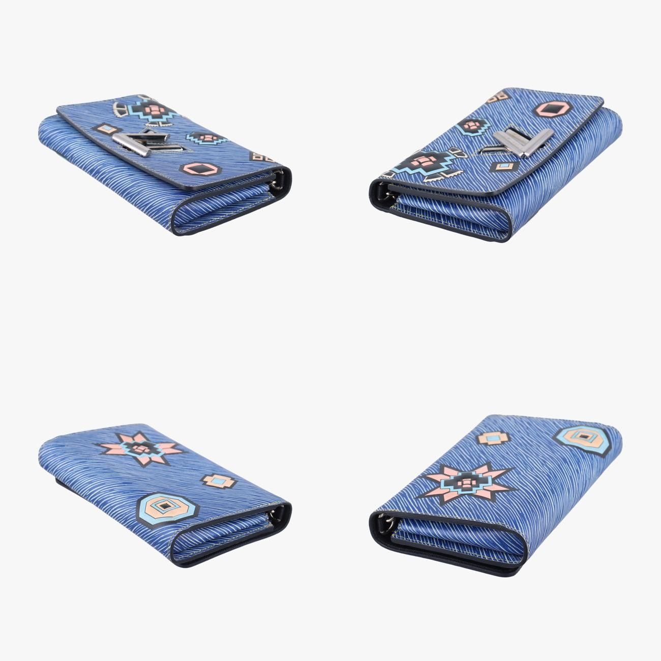 Louis Vuitton Twist Mm Blue X Multicolor Epi M54865