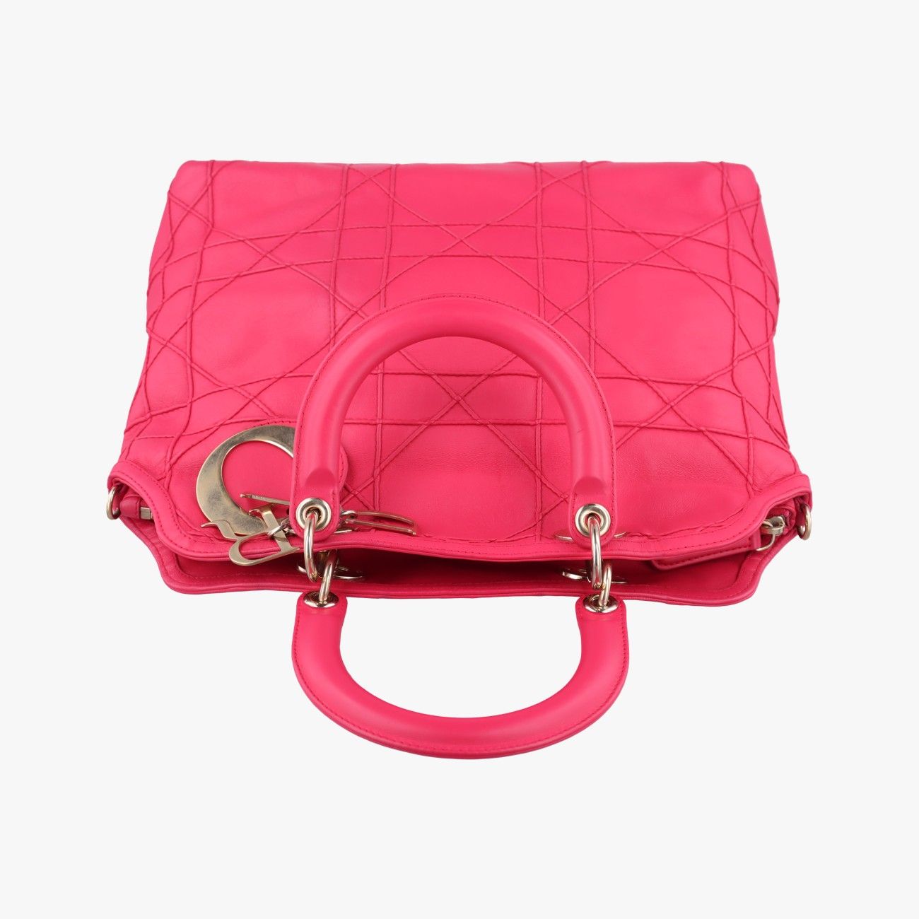 Christian Diorgranville Rose Red Lambskin 08-Ma-0162