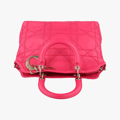 Christian Diorgranville Rose Red Lambskin 08-Ma-0162