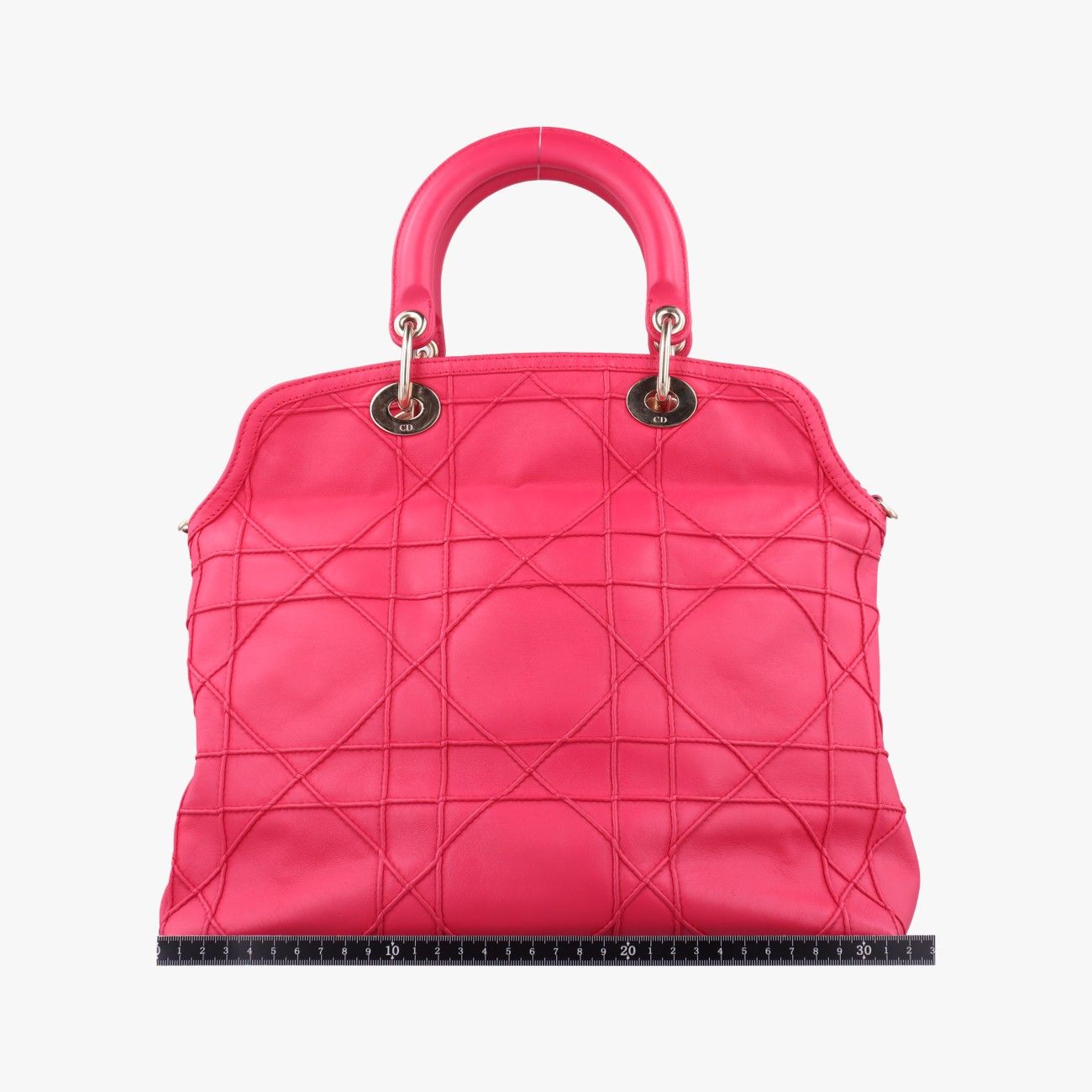 Christian Diorgranville Rose Red Lambskin 08-Ma-0162
