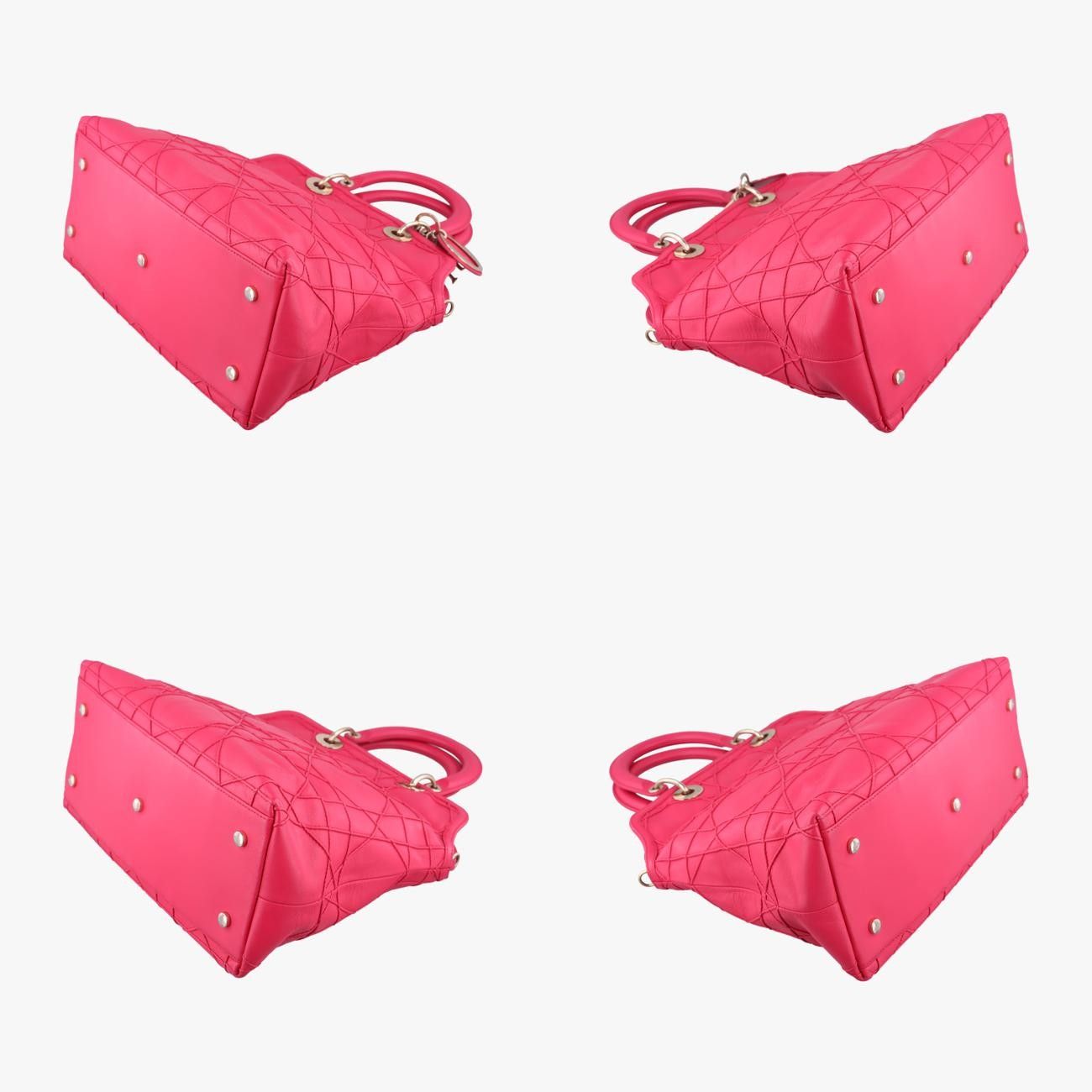 Christian Diorgranville Rose Red Lambskin 08-Ma-0162