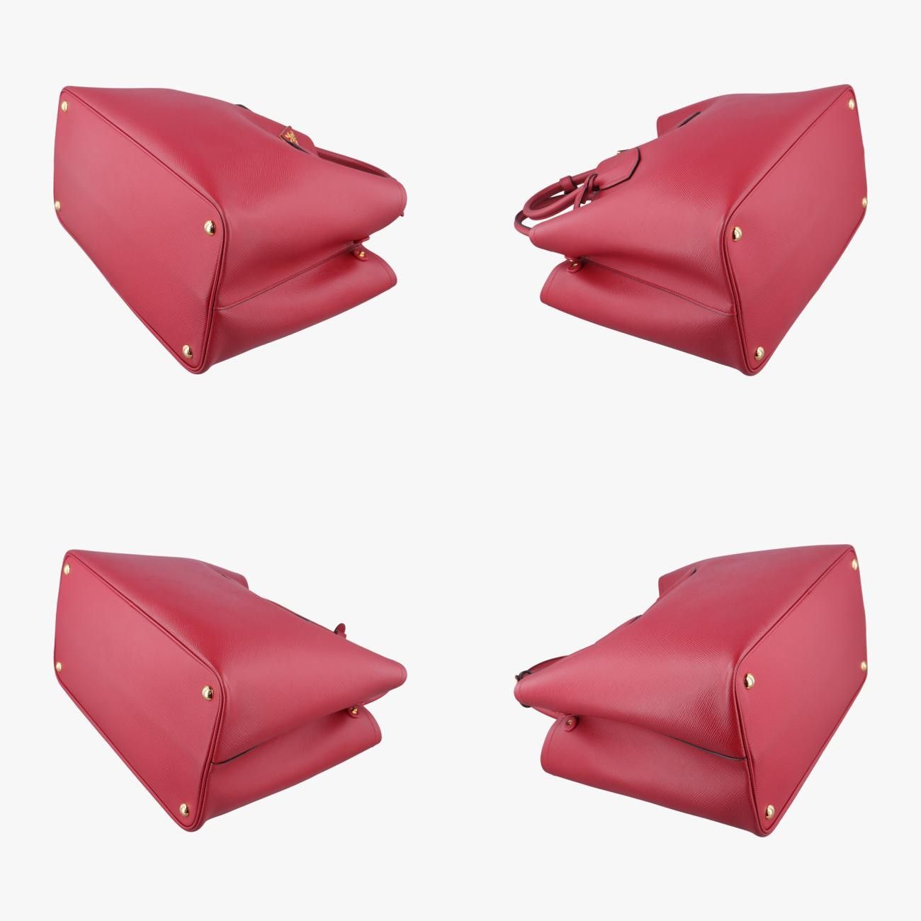 Prada Double Cuir Red Saffiano Leather B2756t 239/C