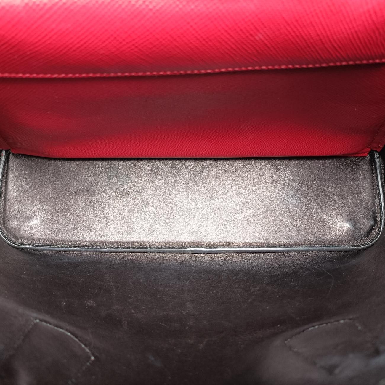 Prada Double Cuir Red Saffiano Leather B2756t 239/C