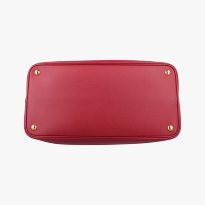 Prada Double Cuir Red Saffiano Leather B2756t 239/C