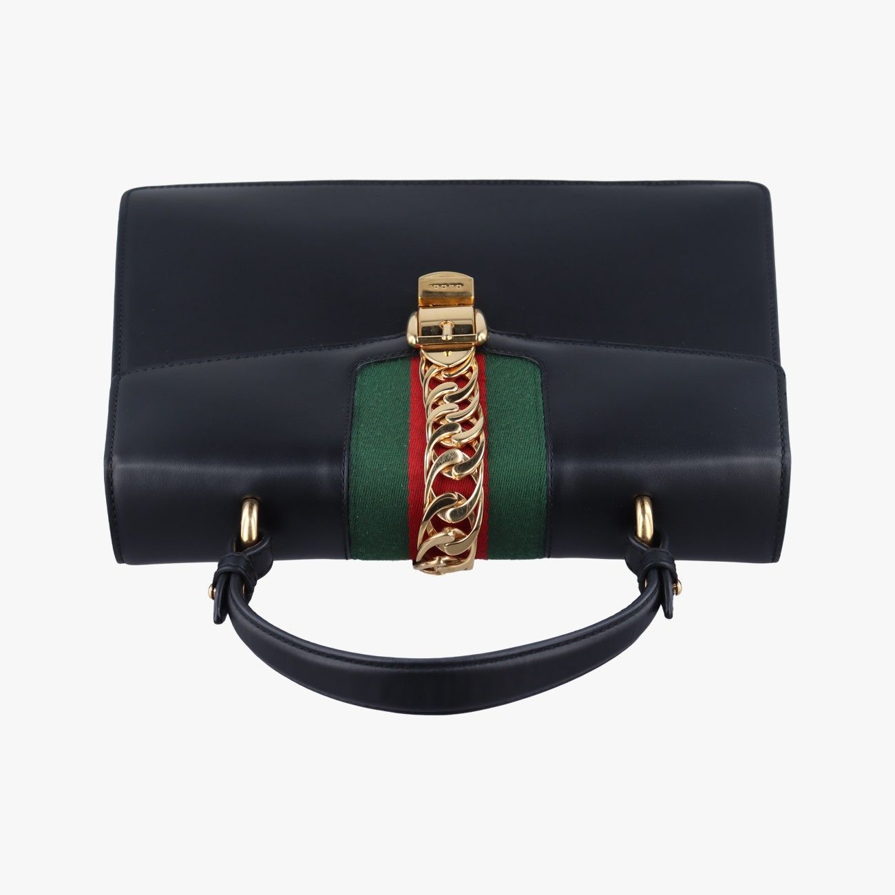 Gucci Sylvie Black X Red X Green Leather 431665