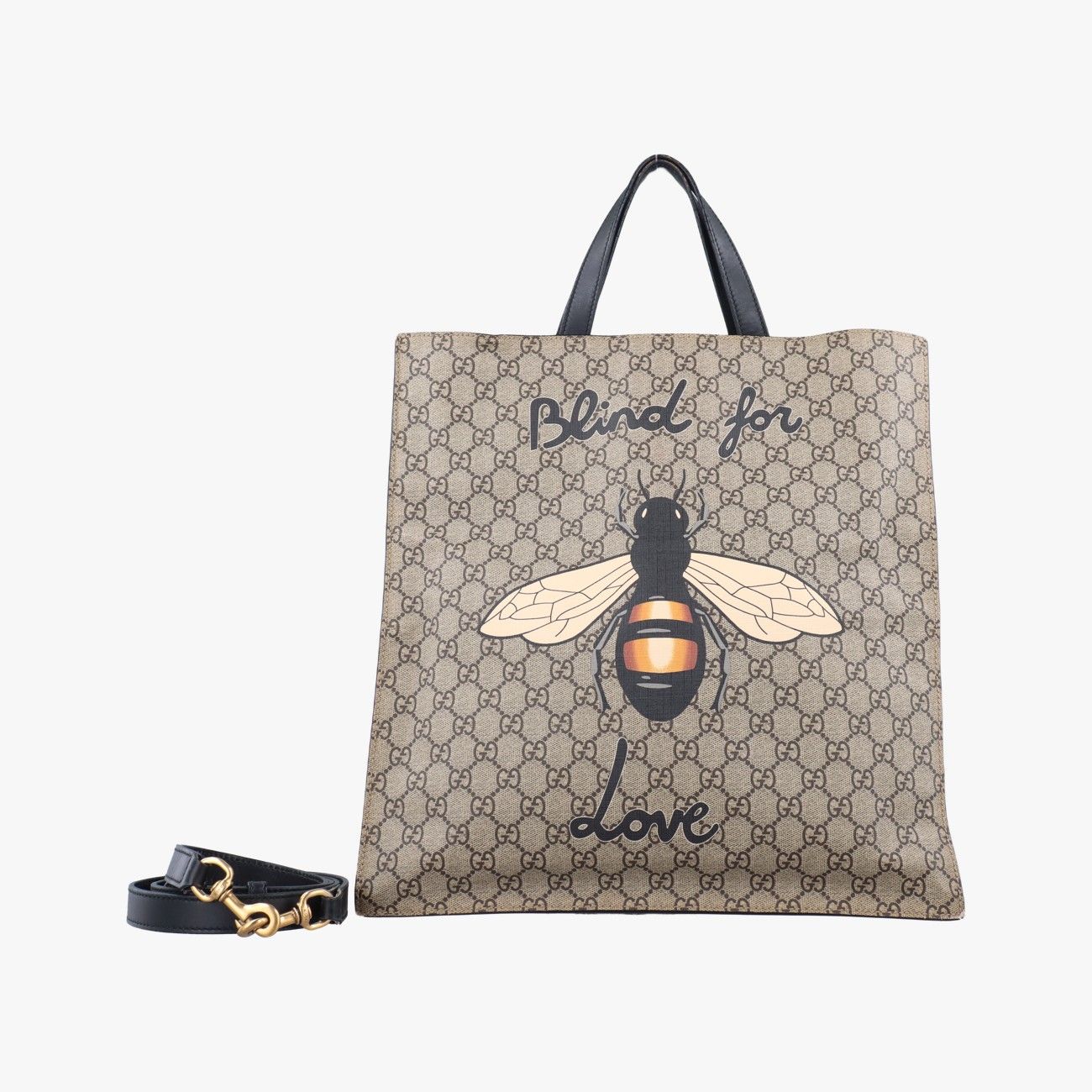Guccigg Supreme King Snake Beige X Multicolor Pvc Coated Canvas 450950