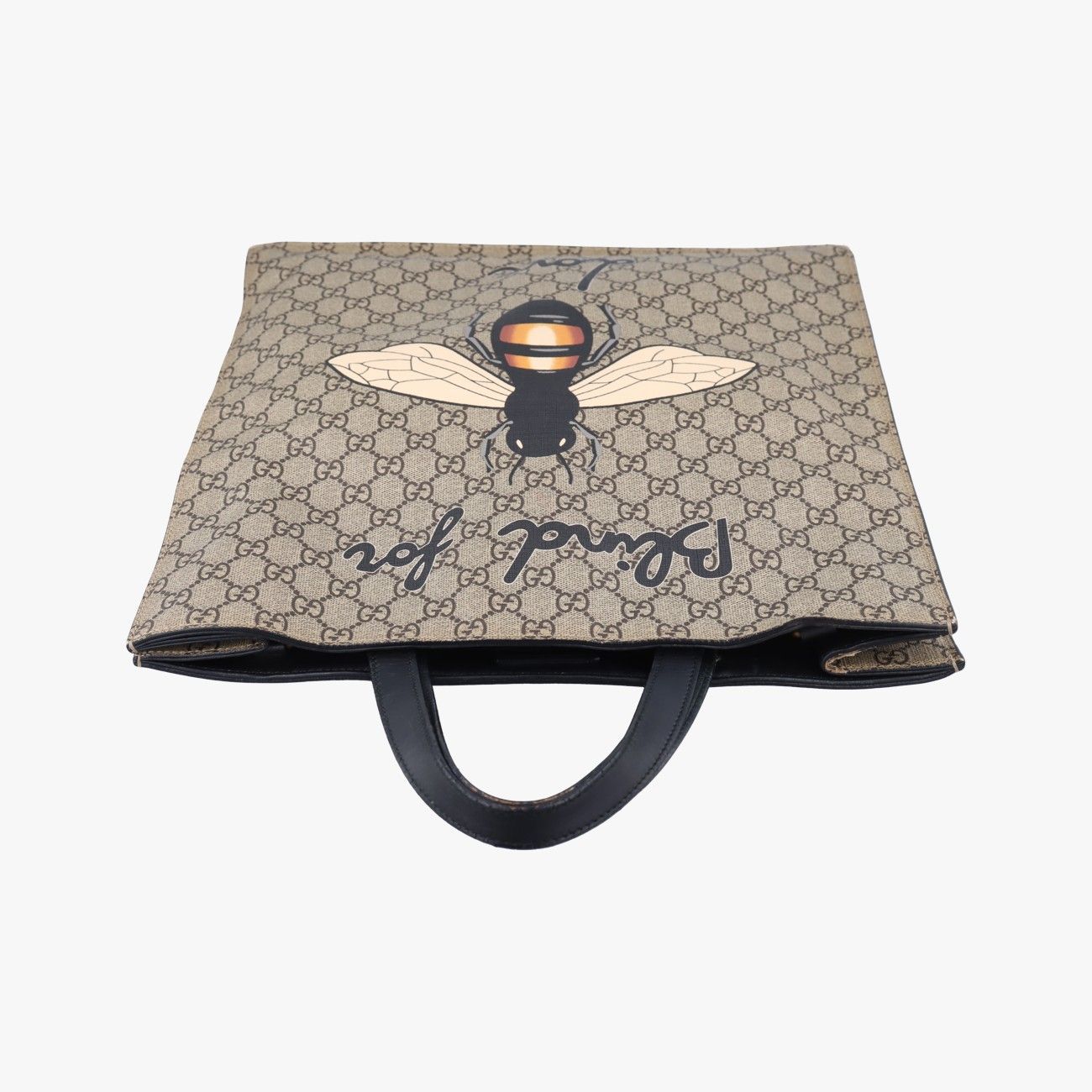 Guccigg Supreme King Snake Beige X Multicolor Pvc Coated Canvas 450950