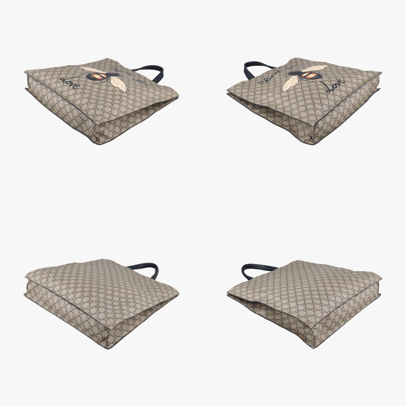 Guccigg Supreme King Snake Beige X Multicolor Pvc Coated Canvas 450950