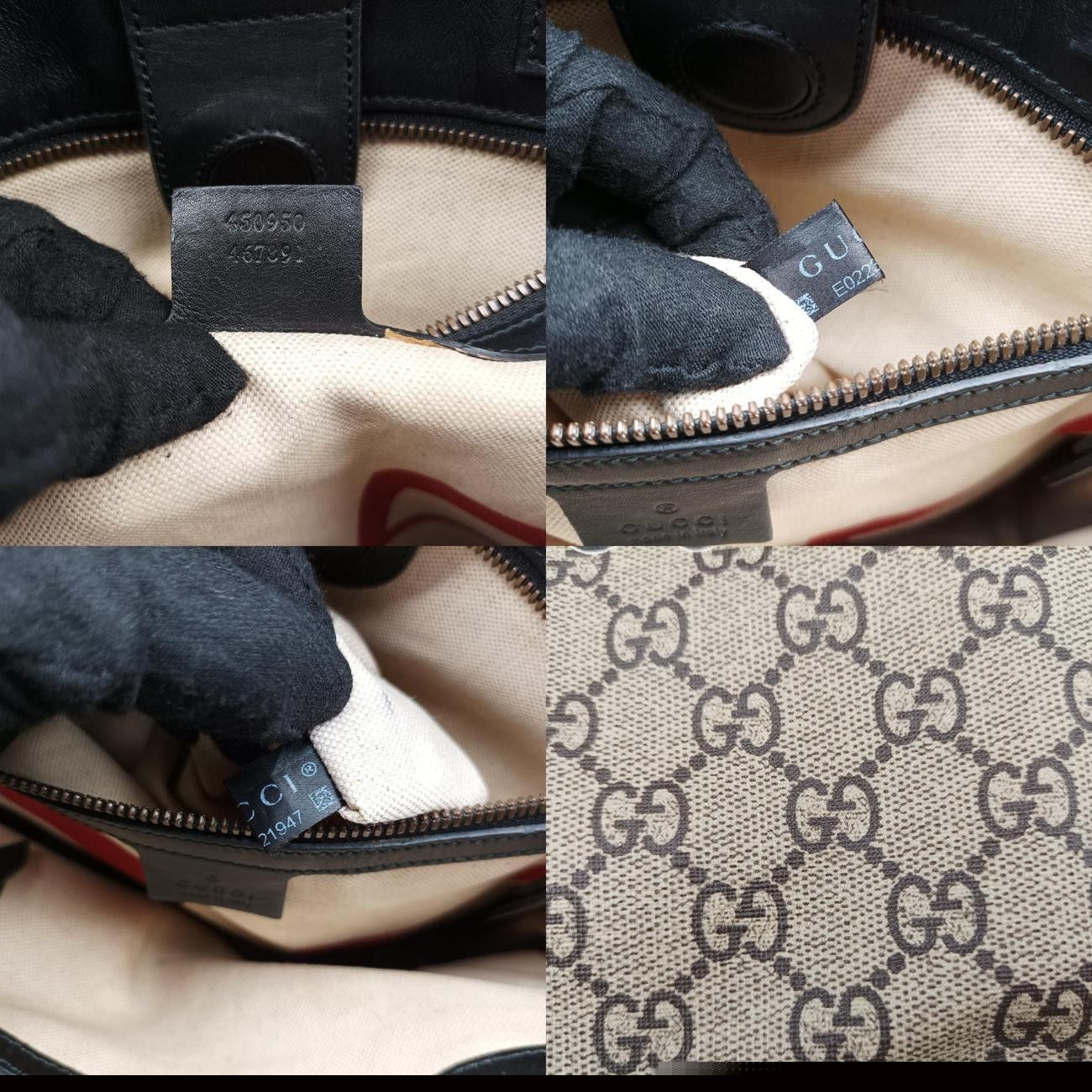 Guccigg Supreme King Snake Beige X Multicolor Pvc Coated Canvas 450950