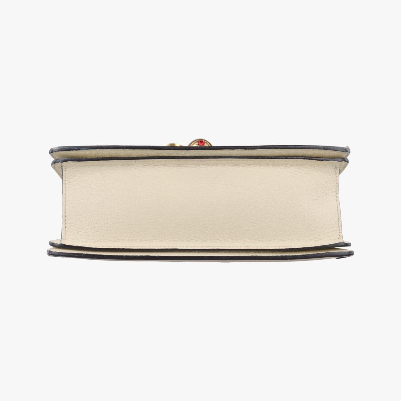 Gucci Queen Margaret White X Beige X Red X Green Pvc Coated Canvas X Leather