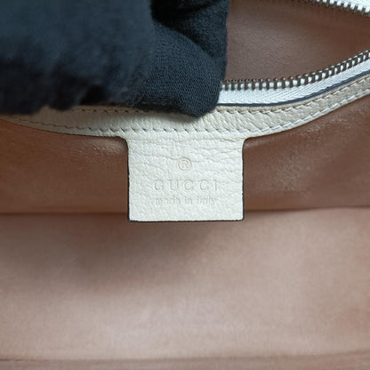 Gucci Queen Margaret White X Beige X Red X Green Pvc Coated Canvas X Leather