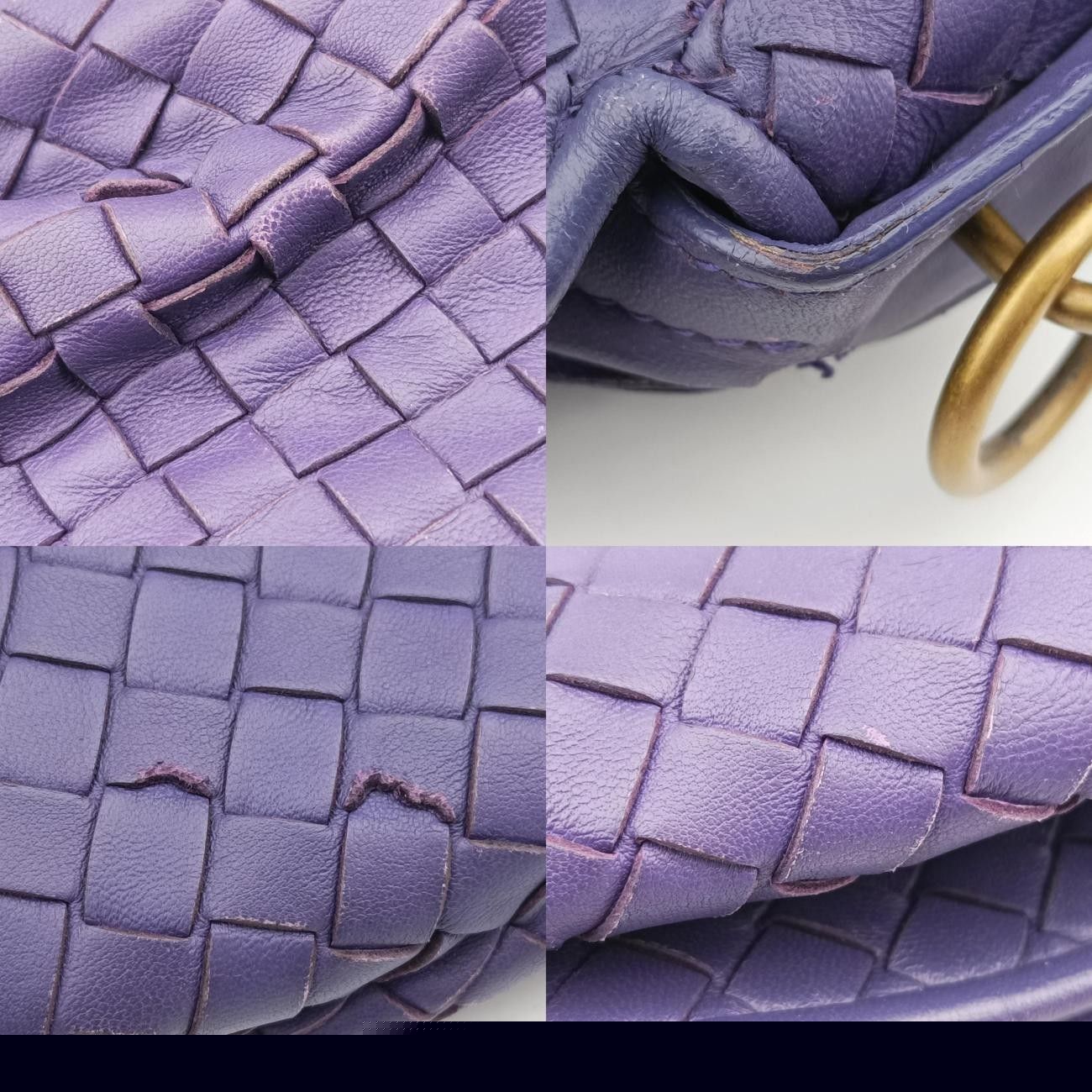 Bottega Veneta Intrecciato Purple Lambskin 192661 V00a2 5101 Epev 2009 4186 a
