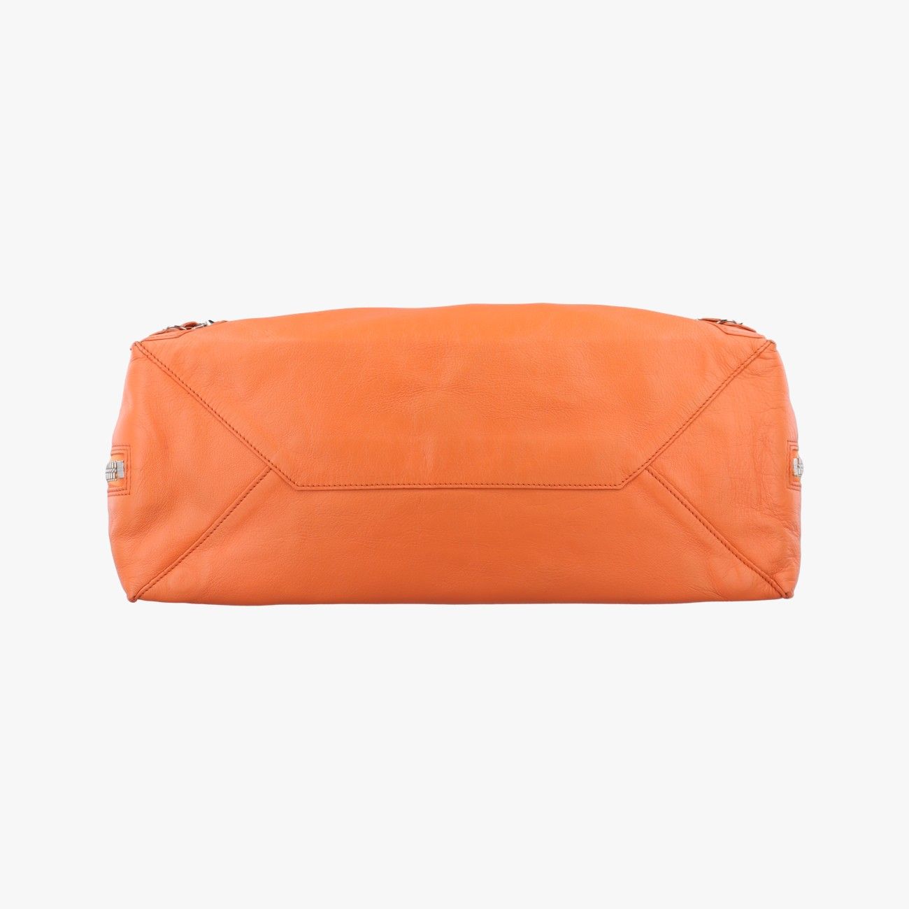 Balenciaga Quilting Paper A4 Tote Orange Lambskin 357331.7515g.1669