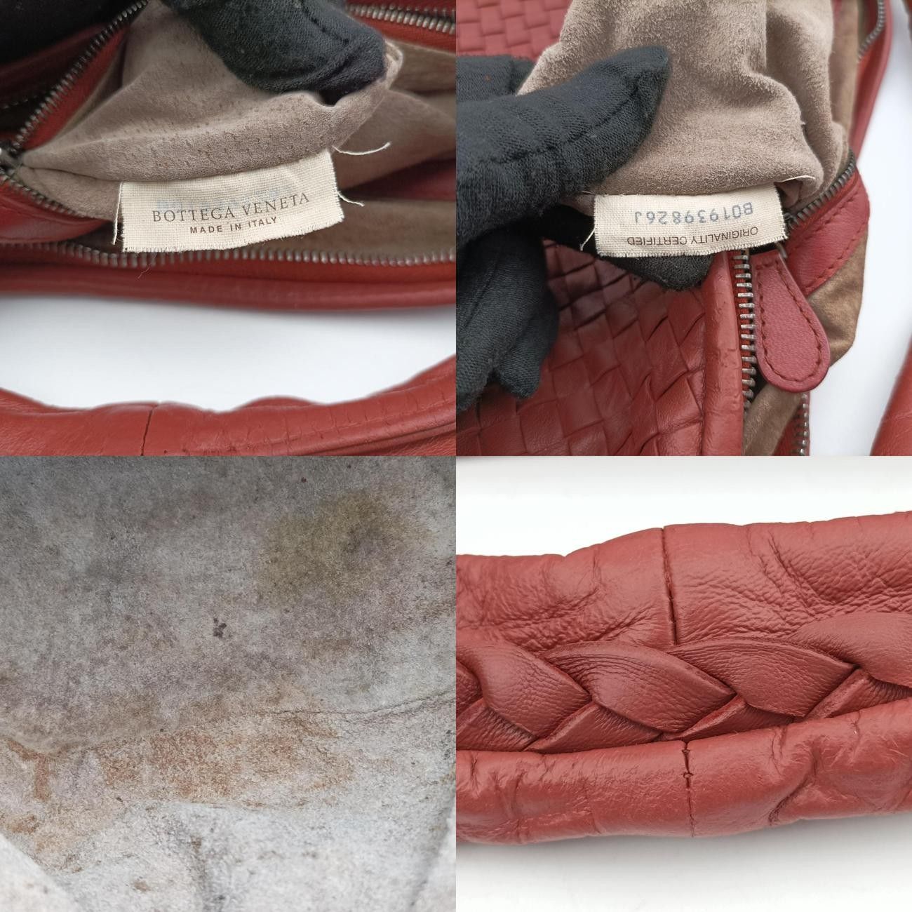 Bottega Veneta Intrecciato Terracotta Lambskin