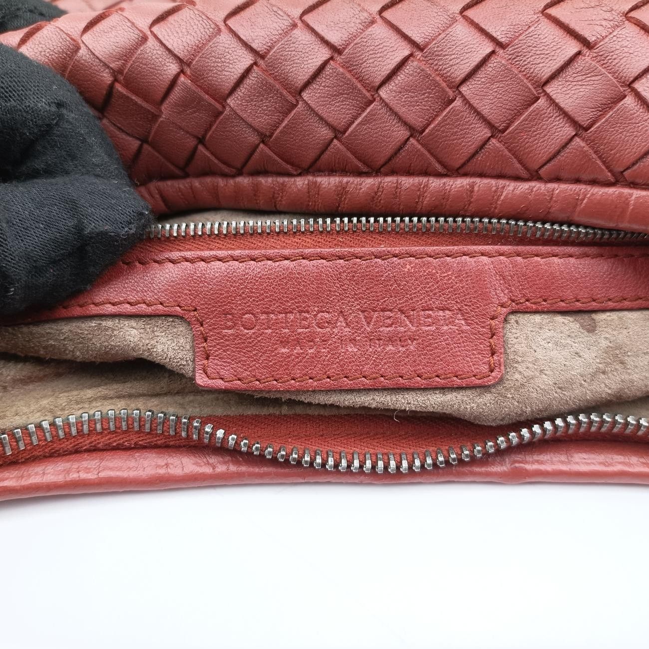 Bottega Veneta Intrecciato Terracotta Lambskin