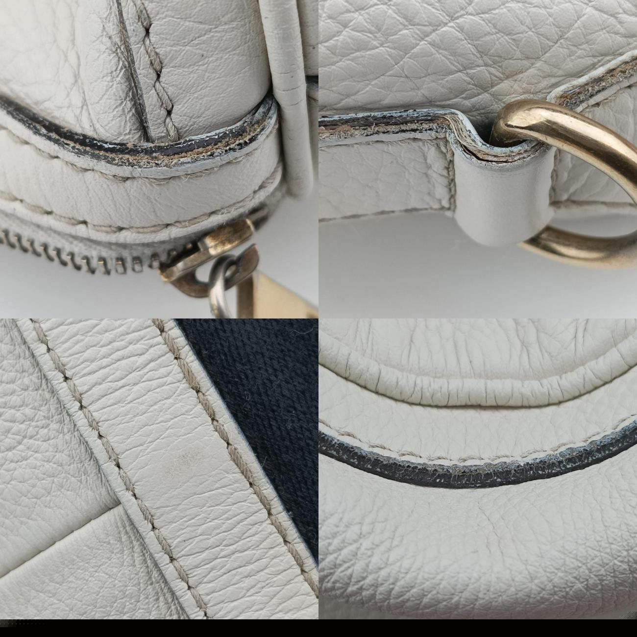 Gucci Sherry Line White X Black X Red Leather 247205