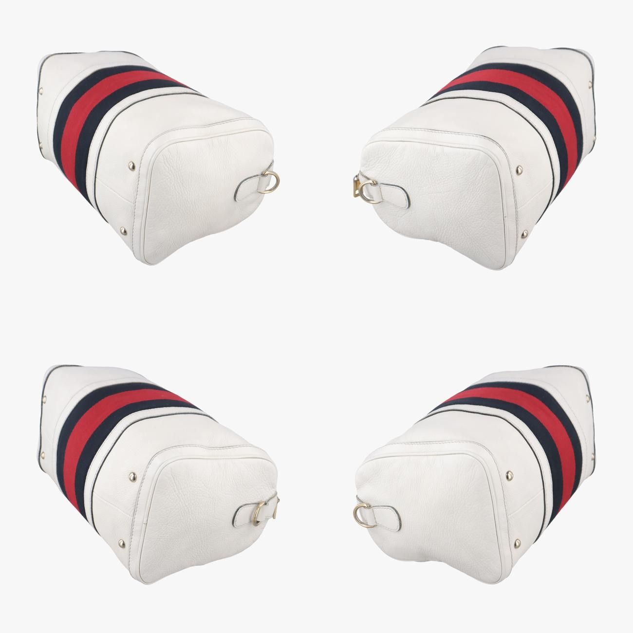 Gucci Sherry Line White X Black X Red Leather 247205