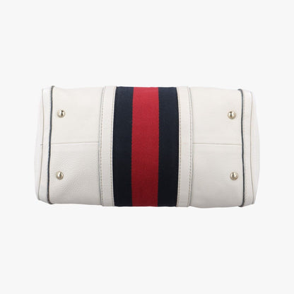 Gucci Sherry Line White X Black X Red Leather 247205