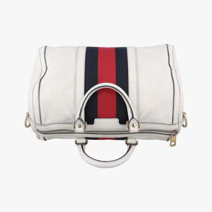 Gucci Sherry Line White X Black X Red Leather 247205