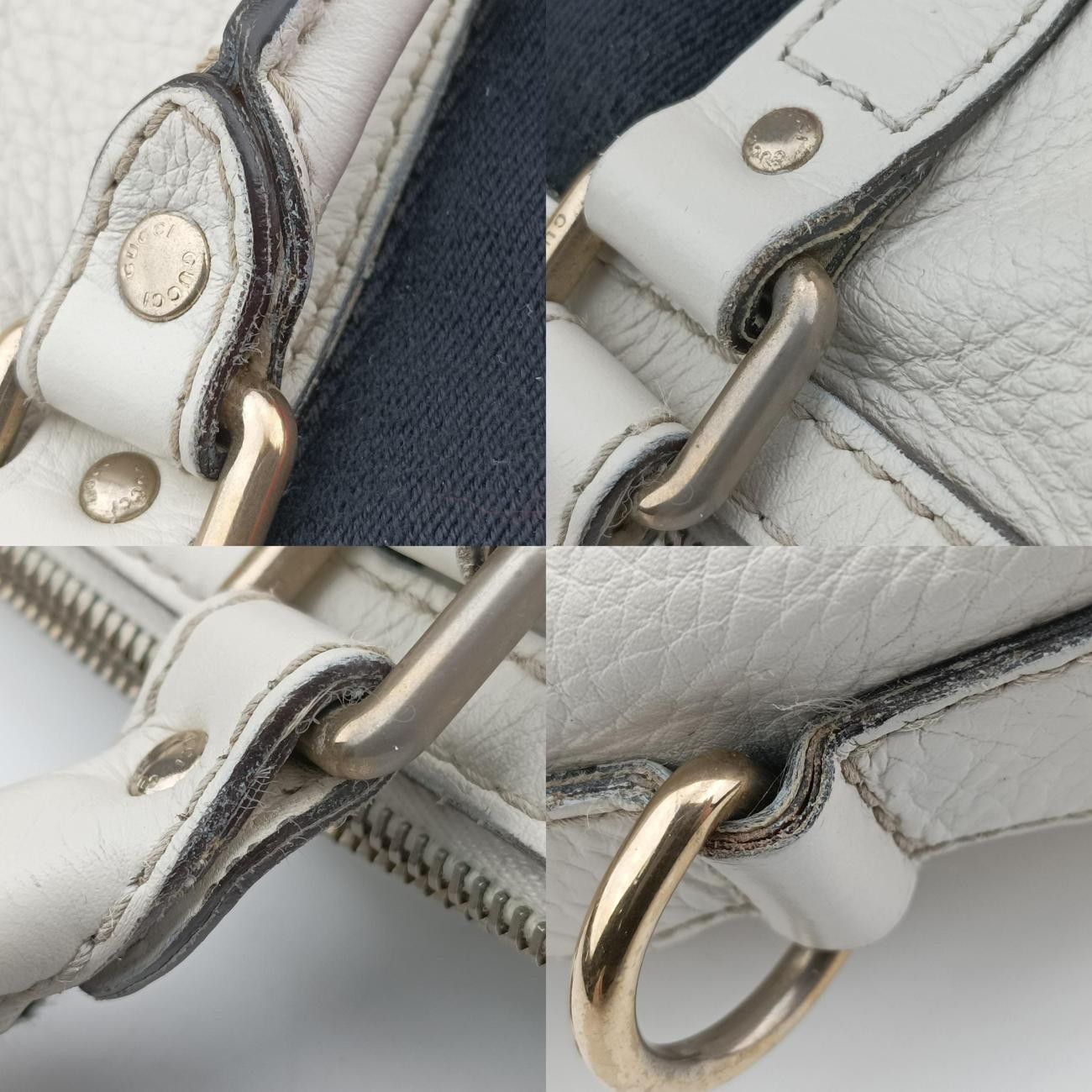 Gucci Sherry Line White X Black X Red Leather 247205