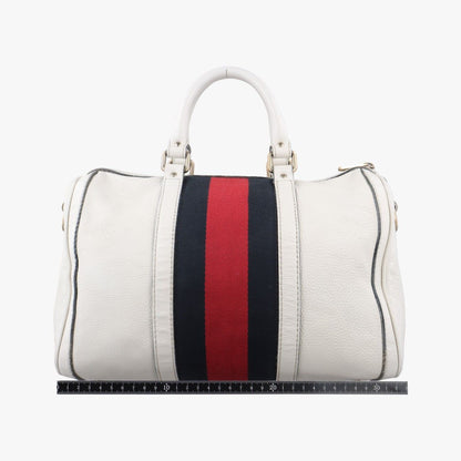 Gucci Sherry Line White X Black X Red Leather 247205
