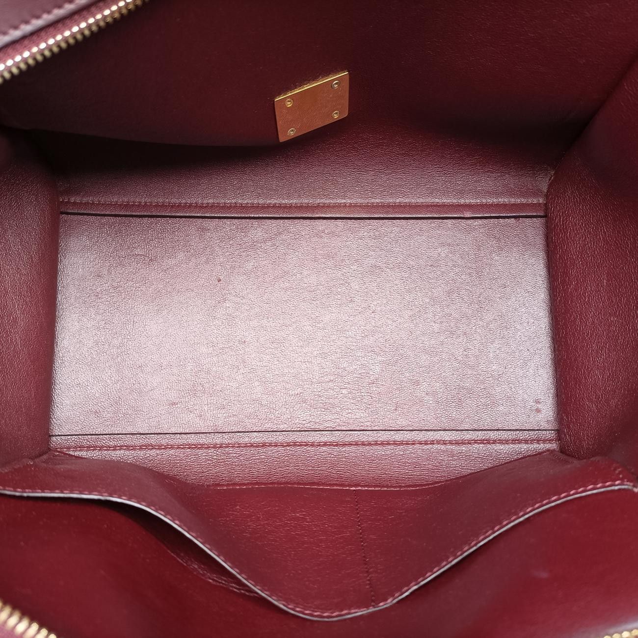 Celine Trapeze Orange X Brown X Pink Leather F-at-0154 F-Cu-0164