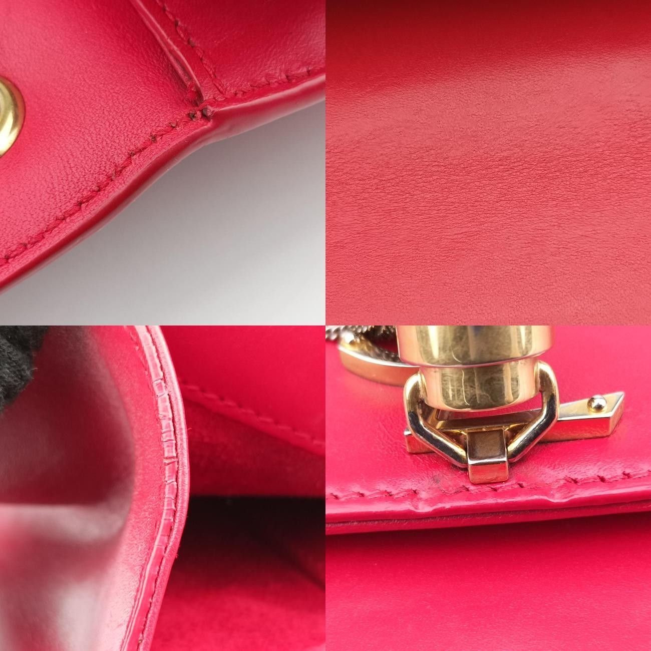 Yves Saint Laurentkate Red Leather 354119 Gue354119.1216