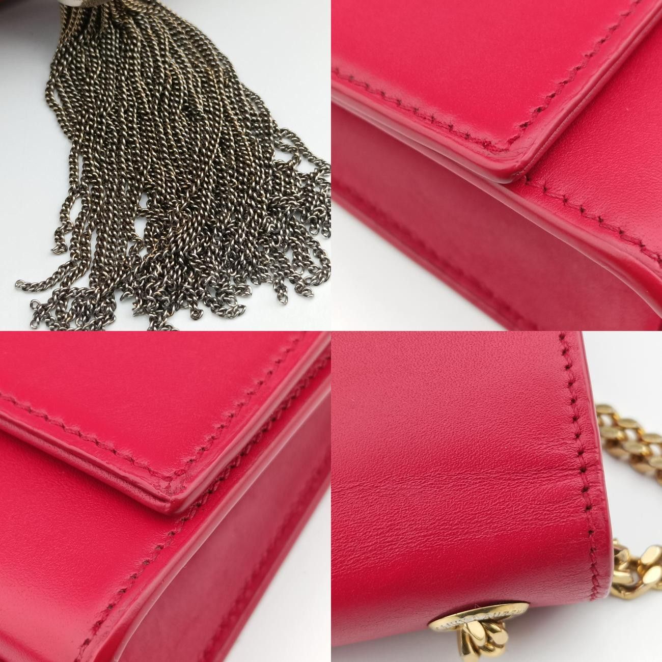 Yves Saint Laurentkate Red Leather 354119 Gue354119.1216