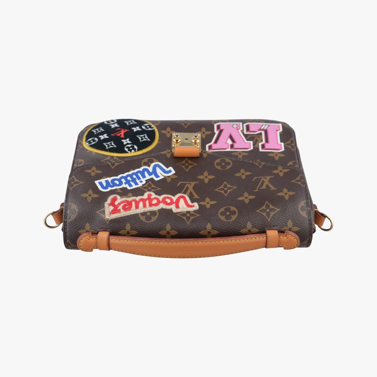 Louis Vuittonpochette Metis Monogram /Brown X Multicolor Monogram Patches M43991