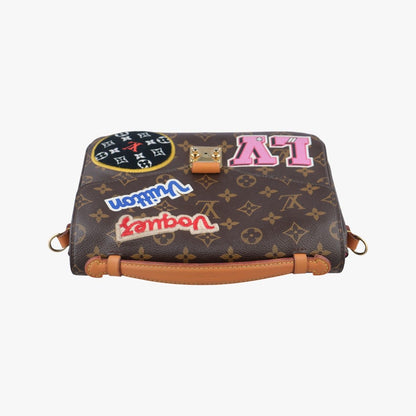 Louis Vuittonpochette Metis Monogram /Brown X Multicolor Monogram Patches M43991