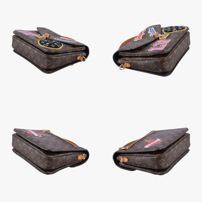 Louis Vuittonpochette Metis Monogram /Brown X Multicolor Monogram Patches M43991