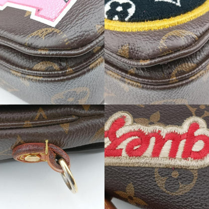Louis Vuittonpochette Metis Monogram /Brown X Multicolor Monogram Patches M43991