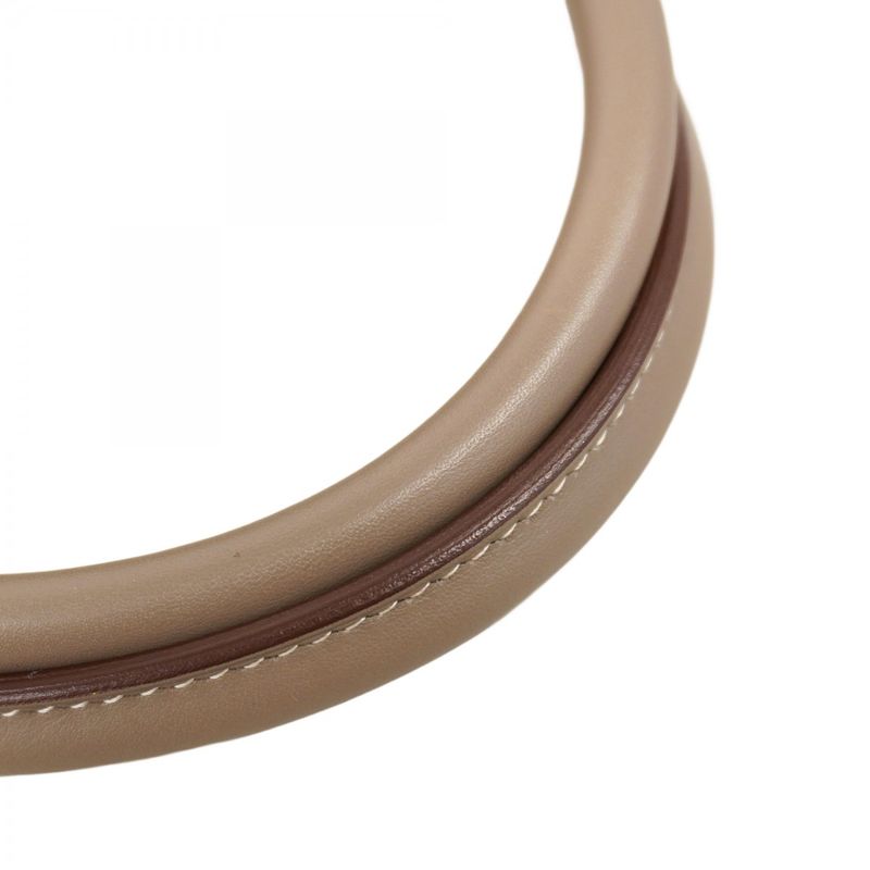 SALE Hermes Handbag Bolide Relax 35 Vosikkim Beige Silver Hardware □Q Engraved