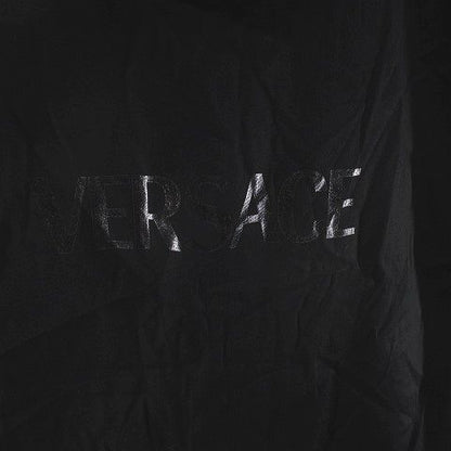 Versace Garment Cover Clothing Cabas - Bi-fold Black Logo Print Cloth Accessory