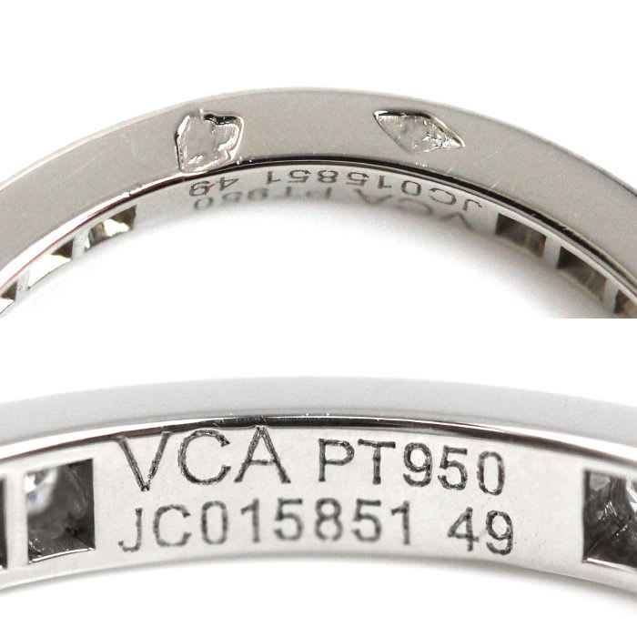 Van Cleef & Arpels Pt950 Platinum Romance Eternity Ring