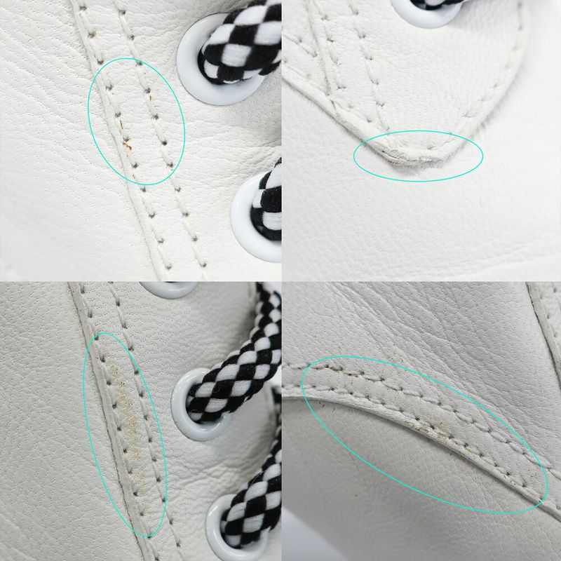 Prada Shorts Boots White Notation Size 36.5 23.5cm (9.25in) Equivalent