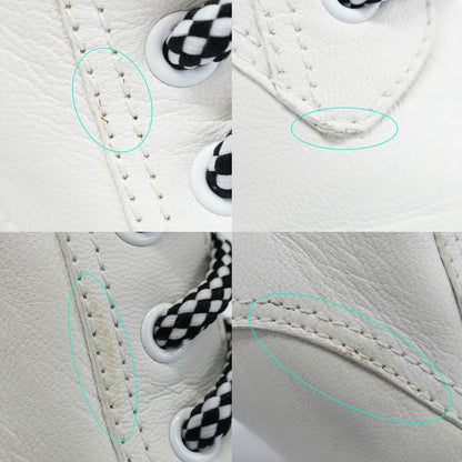 Prada Shorts Boots White Notation Size 36.5 23.5cm (9.25in) Equivalent