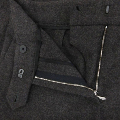 Christian Dior Slacks Wool Pants Straight Center Press Angora Blend 40 Gray