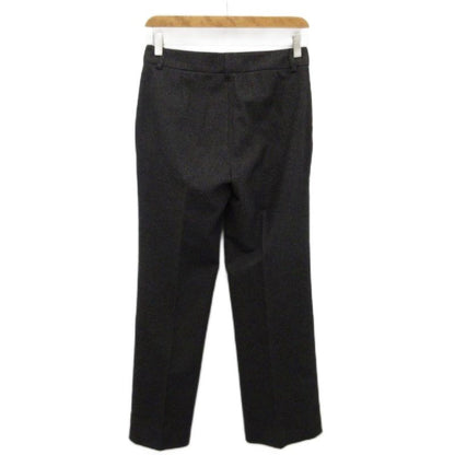 Christian Dior Slacks Wool Pants Straight Center Press Angora Blend 40 Gray