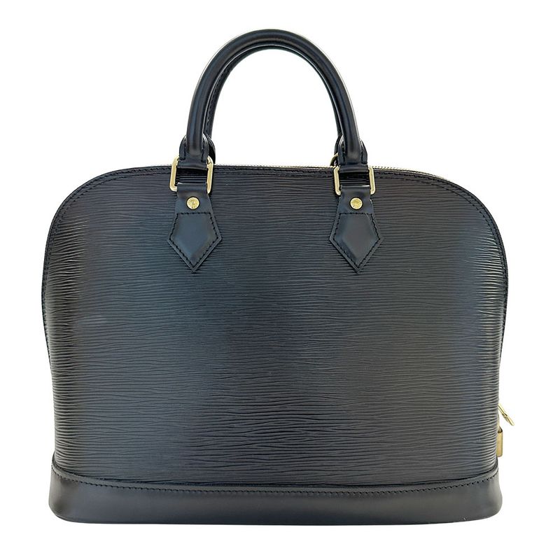 Louis Vuitton Bag Women's Brand Handbag Epi Alma Epi Leather Noir Black M52142