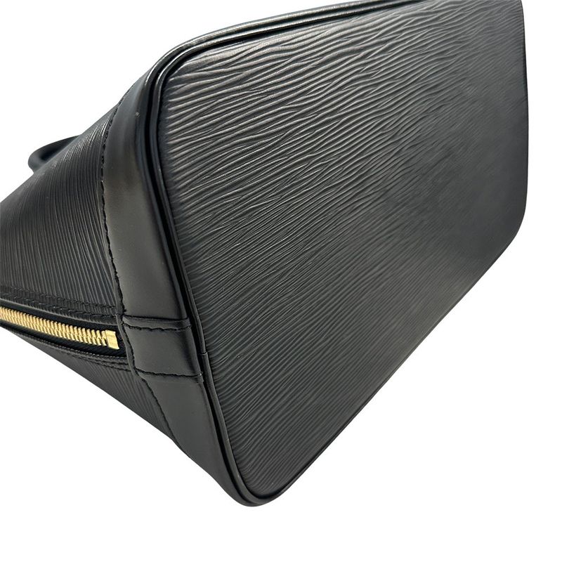 Louis Vuitton Bag Women's Brand Handbag Epi Alma Epi Leather Noir Black M52142
